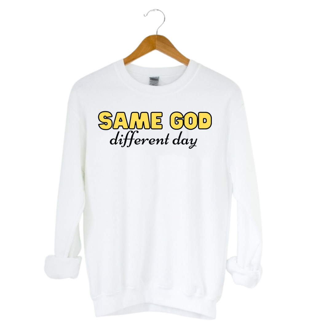 Same God different day