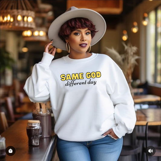 Same God different day
